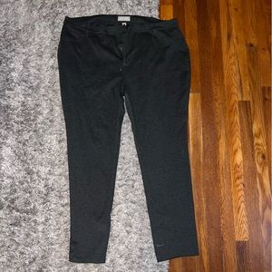 Grey Straight Leg Pants-Final Price